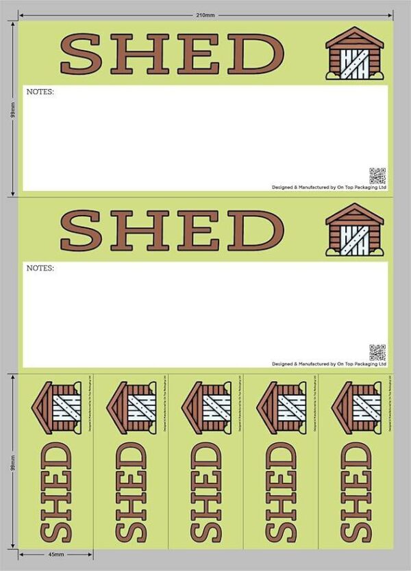 Shed - Moving Day Sticker Set