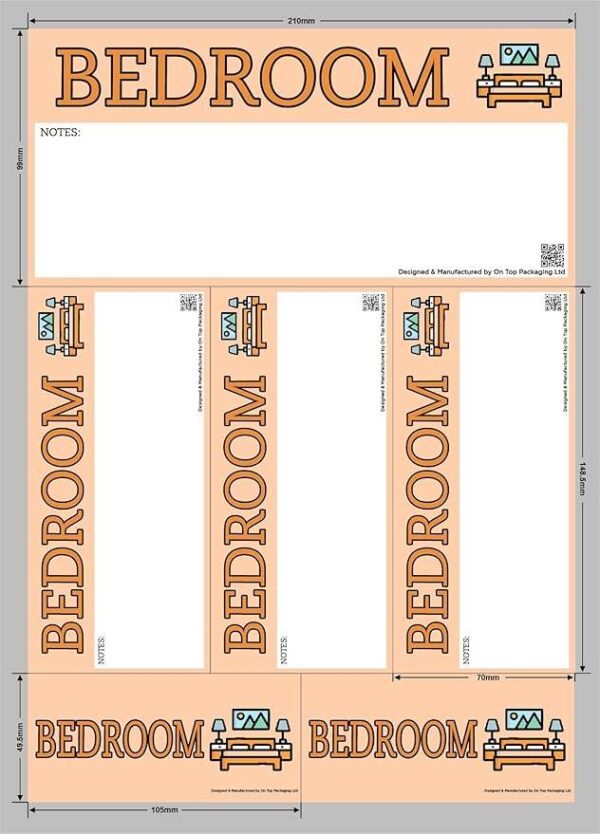 Bedroom - Moving Day Sticker Set - Image 2