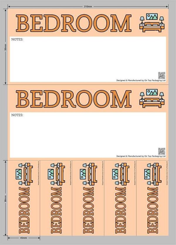 Bedroom - Moving Day Sticker Set