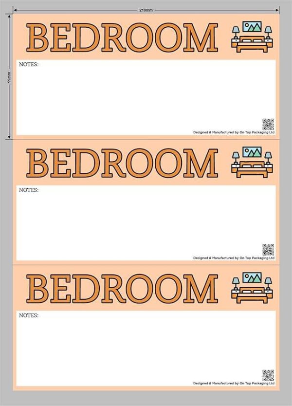 Bedroom - Moving Day Sticker Set - Image 3