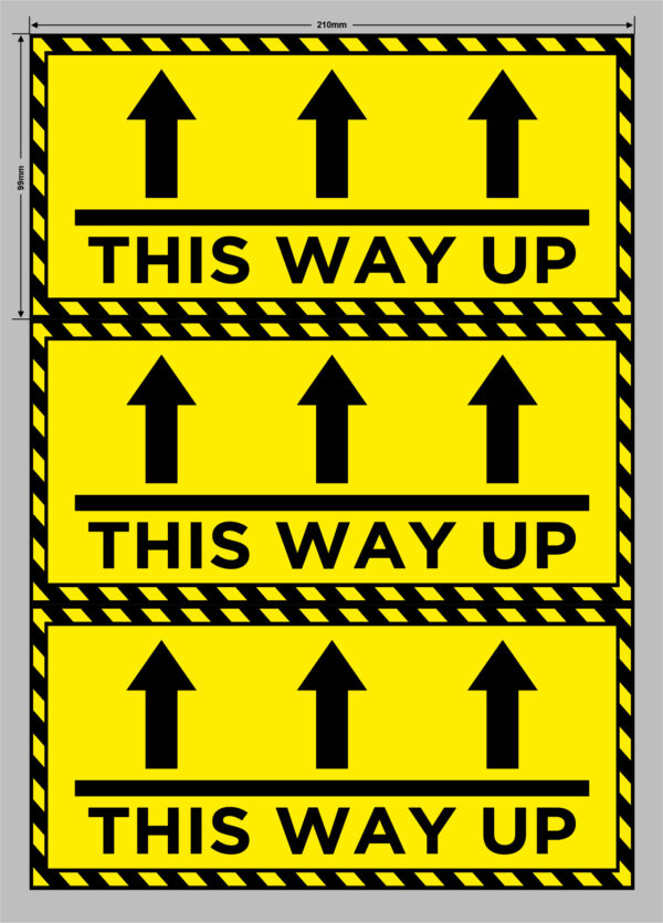This Way Up -  Vinyl Labels - Image 2