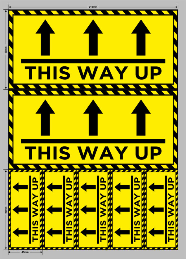 This Way Up -  Vinyl Labels - Image 3