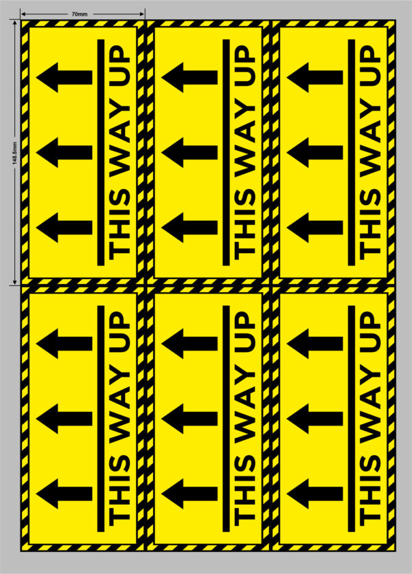 This Way Up -  Vinyl Labels - Image 4