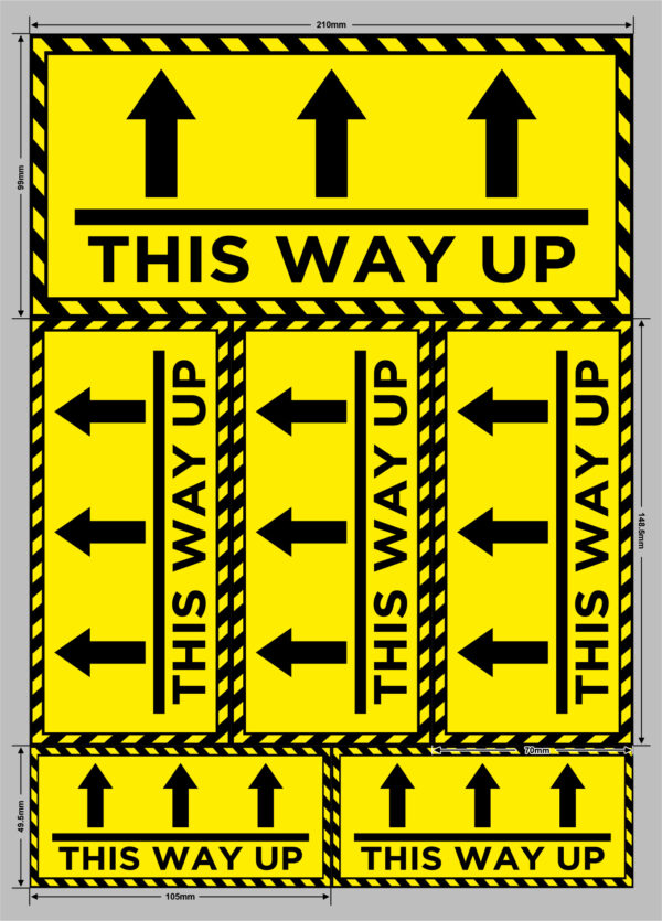 This Way Up -  Vinyl Labels - Image 5